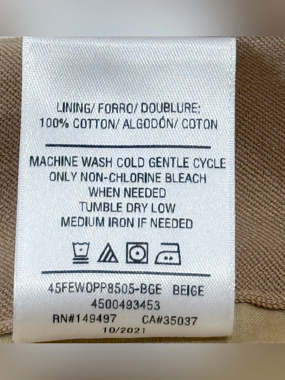 Favorite Daughter The Favorite Pant Size 8 Beige Wide Leg Minimal Work City Chic - Picture 12 of 13